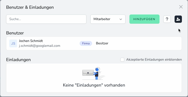 Benutzer ohne Login